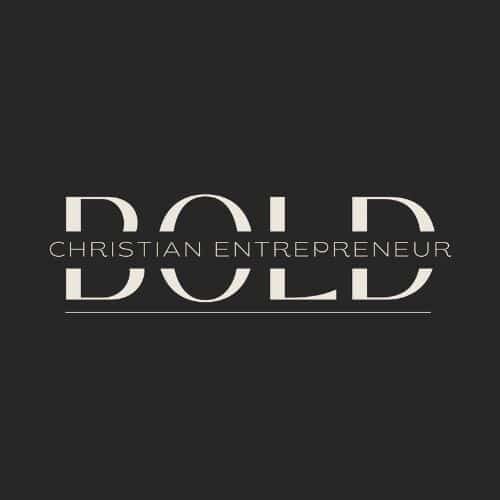 A picture of Bold Christian Entrepreneur's logo, a business specialising in helping Christian Entrepreneurs succeed in business and ministry
